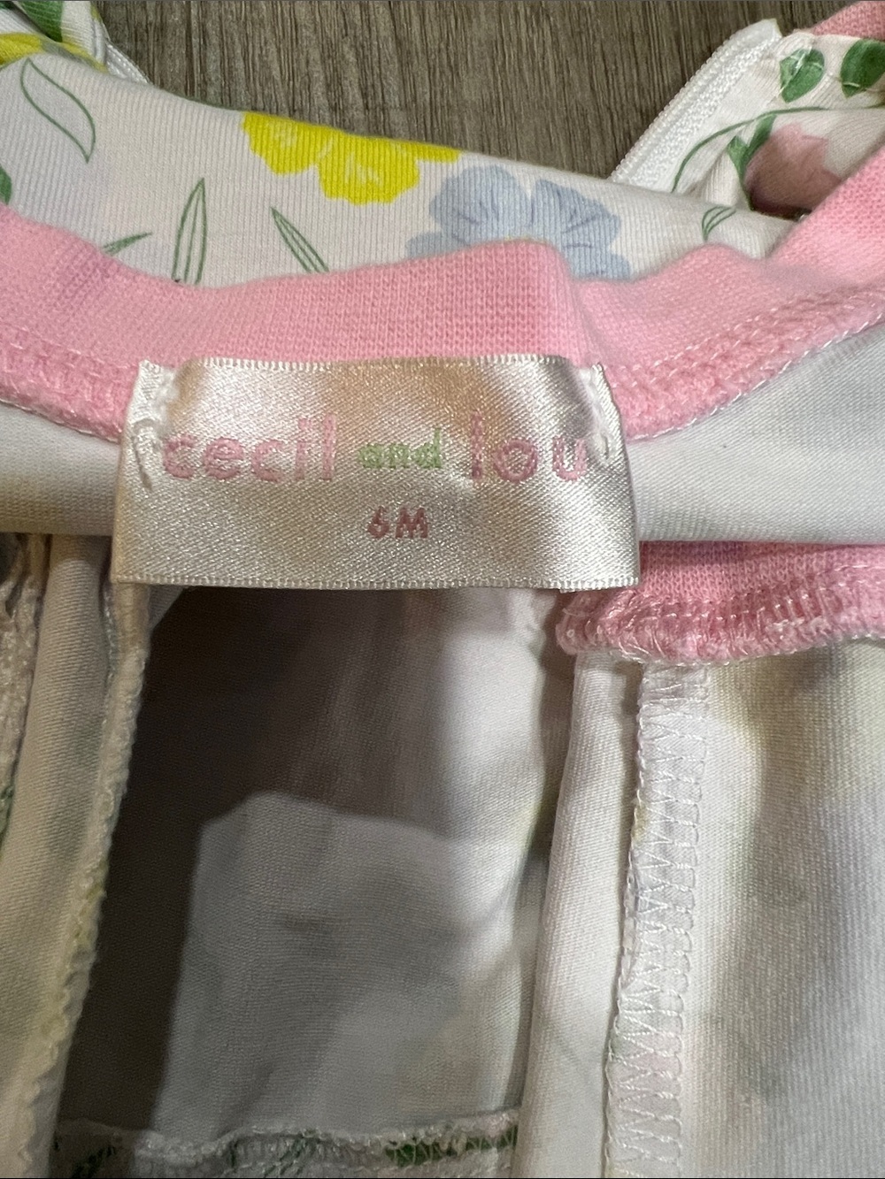 Cecil and Lou Button Butt Flap zip up pajamas size 6M - Picture 6 of 6